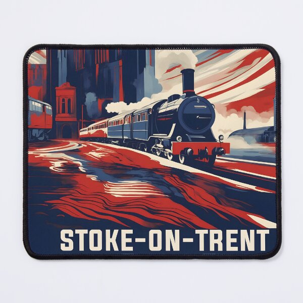 Item preview, Stoke On Trent United Kingdom Vintage Travel Tourism designed and sold by TravelersGems.