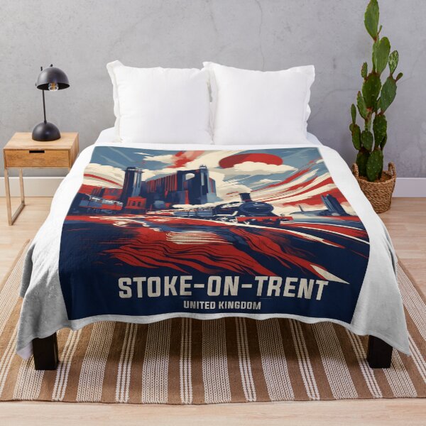 Item preview, Stoke On Trent United Kingdom Vintage Travel Tourism designed and sold by TravelersGems.