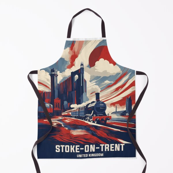 Item preview, Stoke On Trent United Kingdom Vintage Travel Tourism designed and sold by TravelersGems.