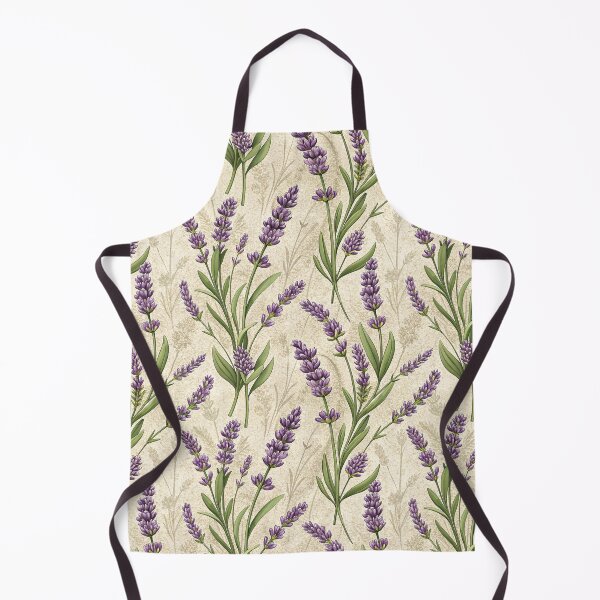 Item preview, Lavender Floral Seamless Pattern, Rustic Herb Art, Botanical Print designed and sold by KlarkiteTees.