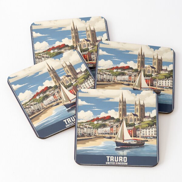 Item preview, Truro United Kingdom Vintage Travel Tourism  designed and sold by TravelersGems.