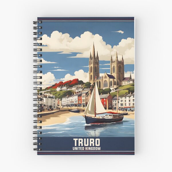 Item preview, Truro United Kingdom Vintage Travel Tourism  designed and sold by TravelersGems.