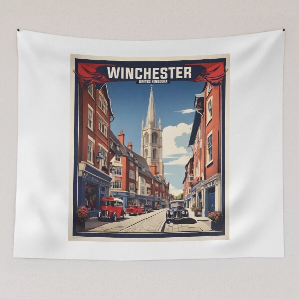 Item preview, Winchester United Kingdom Vintage Travel Tourism  designed and sold by TravelersGems.