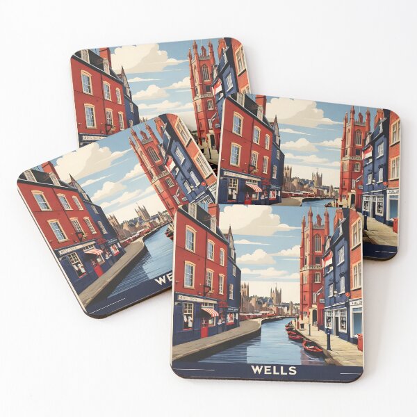 Item preview, Wells United Kingdom Vintage Travel Tourism  designed and sold by TravelersGems.
