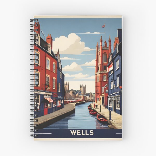 Item preview, Wells United Kingdom Vintage Travel Tourism  designed and sold by TravelersGems.