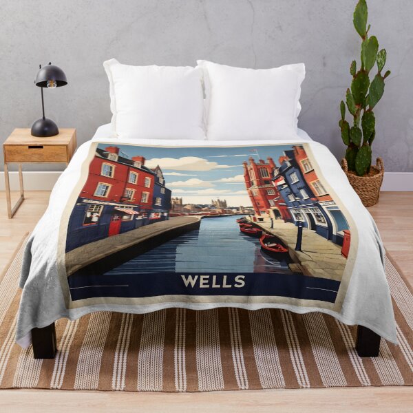 Item preview, Wells United Kingdom Vintage Travel Tourism  designed and sold by TravelersGems.