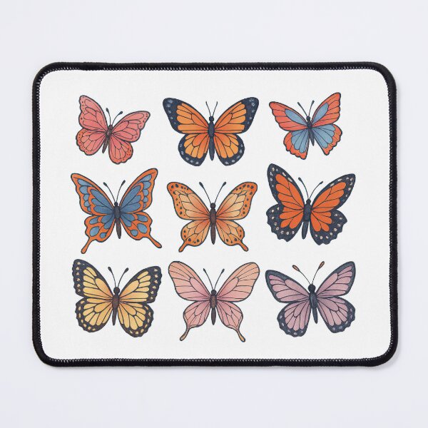 Item preview, Colorful Butterfly Collection Watercolor Clipart designed and sold by ArtfulWeave.