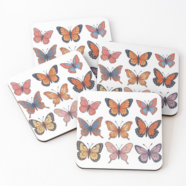 Item preview, Colorful Butterfly Collection Watercolor Clipart designed and sold by ArtfulWeave.