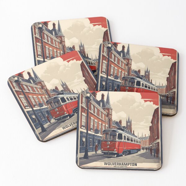 Item preview, Wolverhampton United Kingdom Vintage Travel Tourism  designed and sold by TravelersGems.