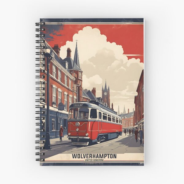 Item preview, Wolverhampton United Kingdom Vintage Travel Tourism  designed and sold by TravelersGems.