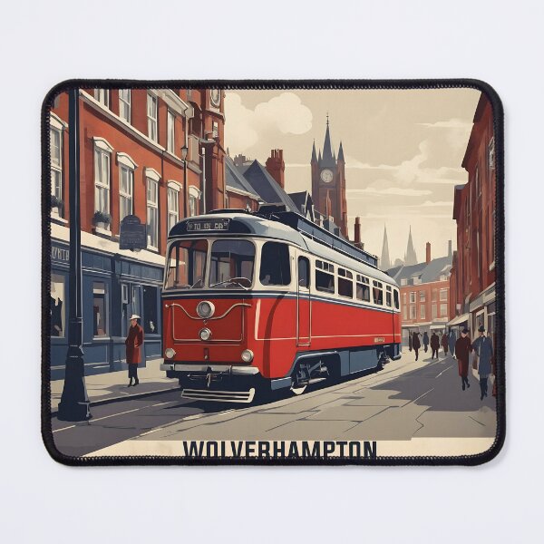 Item preview, Wolverhampton United Kingdom Vintage Travel Tourism designed and sold by TravelersGems.