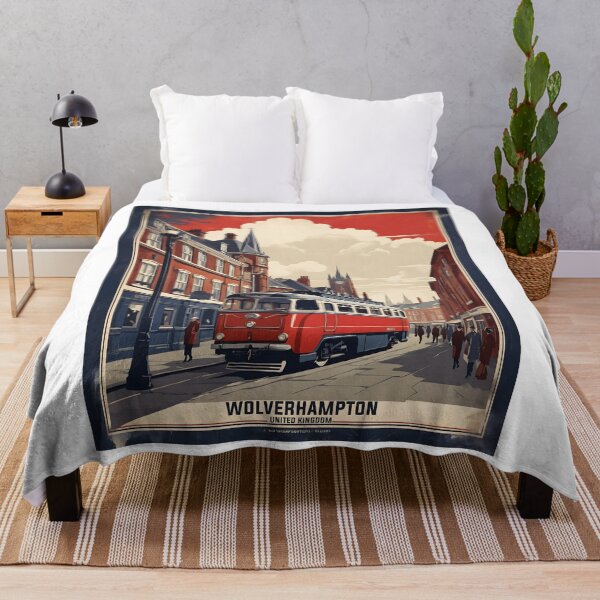 Item preview, Wolverhampton United Kingdom Vintage Travel Tourism  designed and sold by TravelersGems.
