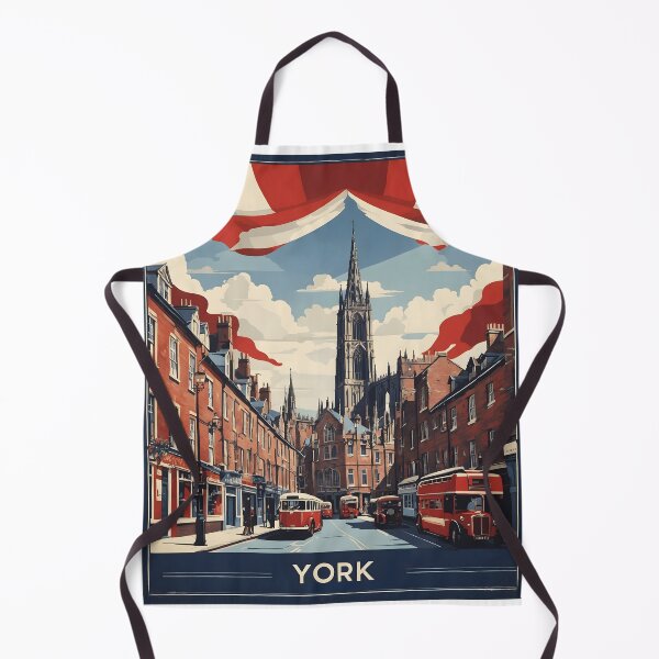 Item preview, York United Kingdom Vintage Travel Tourism designed and sold by TravelersGems.