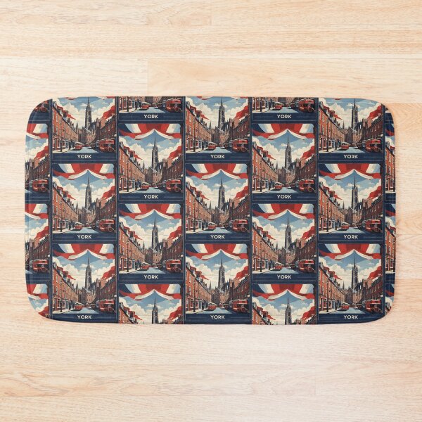 Item preview, York United Kingdom Vintage Travel Tourism  designed and sold by TravelersGems.