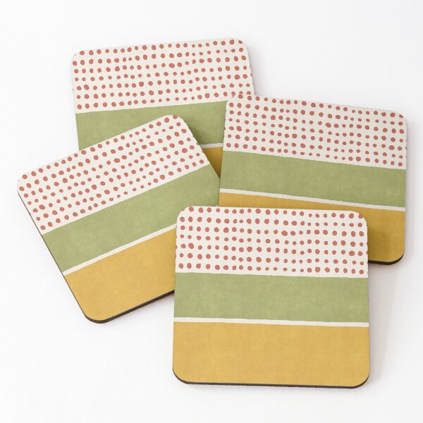 Item preview, Bloque de color amarillo, verde y rojo con puntos 01 designed and sold by FAROSSTUDIO.