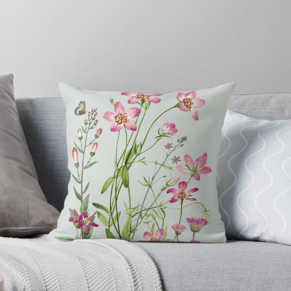 Item preview, Pink Vintage Wildflowers - Mary Vaux Scott designed and sold by MagaliC.
