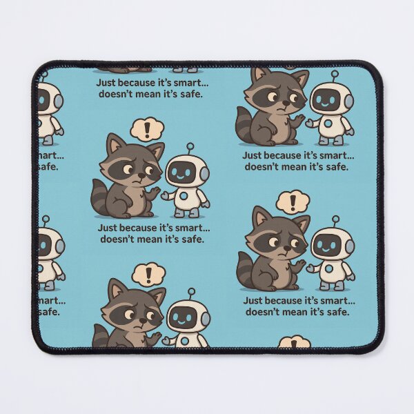 Item preview, Just because it’s smart… doesn’t mean it’s safe. designed and sold by wibby-color.
