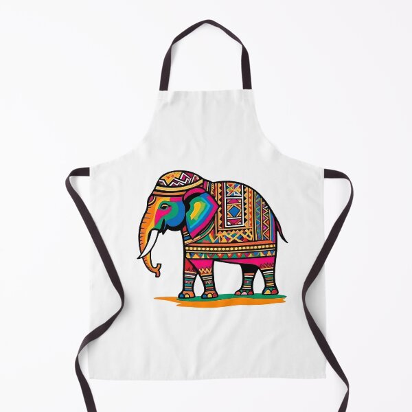 Item preview, Madhubani Elephant for luck designed and sold by maddie-artz.