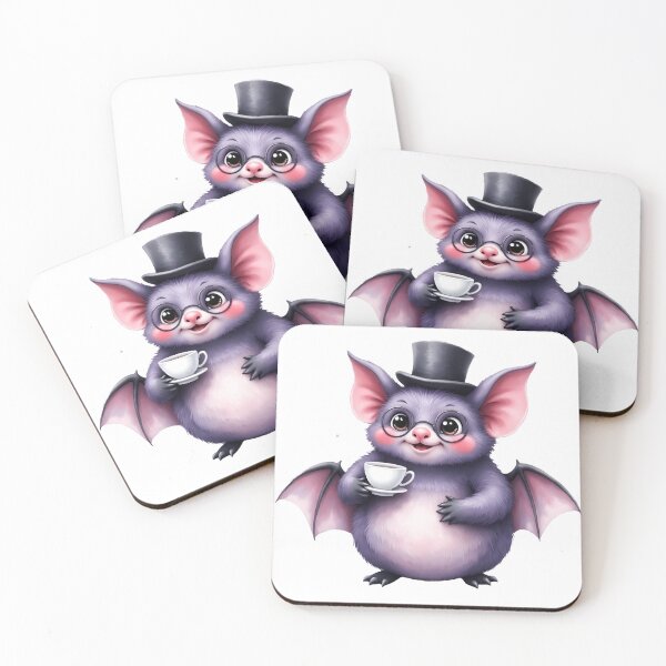 Item preview, Charming Tea-Time Bat in a Top Hat designed and sold by MondeMade.