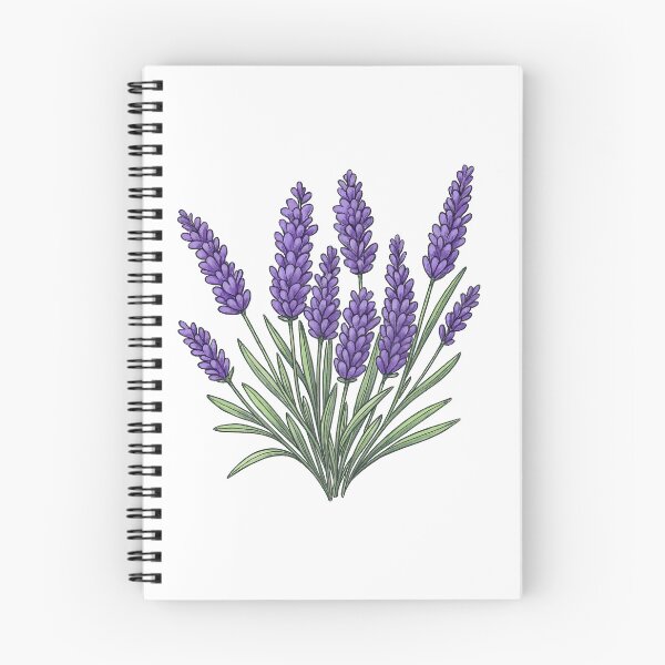 Item preview, Purple Lavender Flower Bunch Cute Botanical Illustration designed and sold by ArtfulWeave.