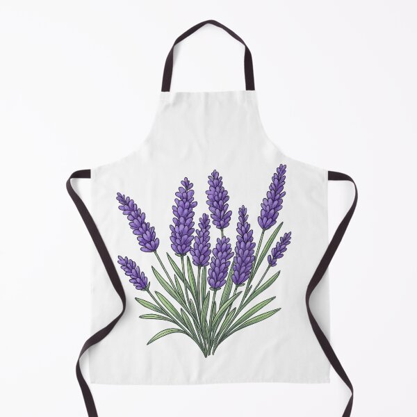 Item preview, Purple Lavender Flower Bunch Cute Botanical Illustration designed and sold by ArtfulWeave.