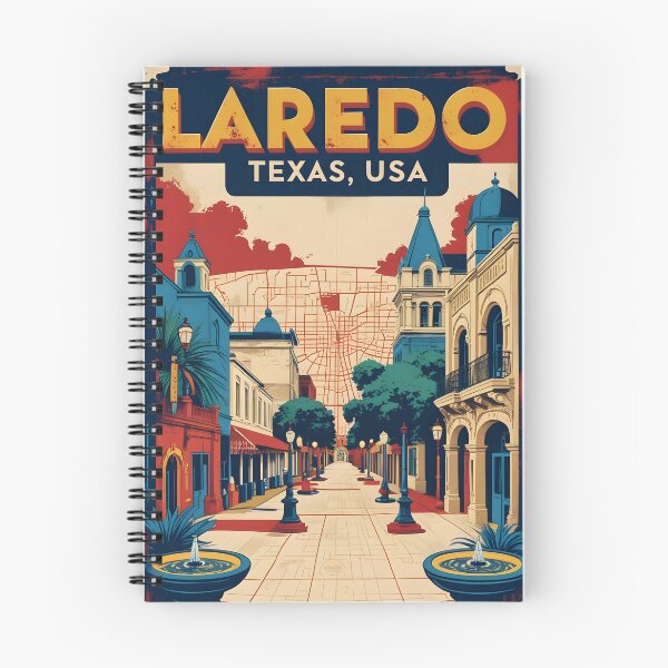 Item preview, Laredo Texas USA Vintage Travel Tourism  designed and sold by TravelersGems.