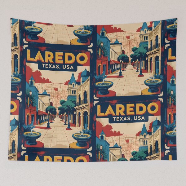 Item preview, Laredo Texas USA Vintage Travel Tourism  designed and sold by TravelersGems.