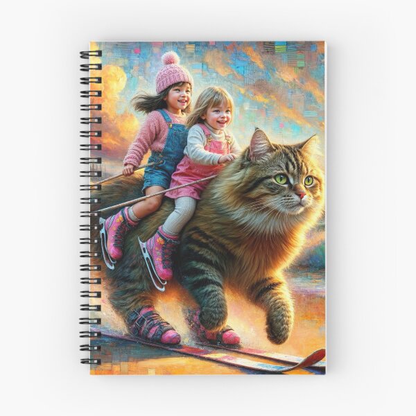 Item preview, Adventure with Skiing Cat designed and sold by m-y-A-I-A-R-T-.