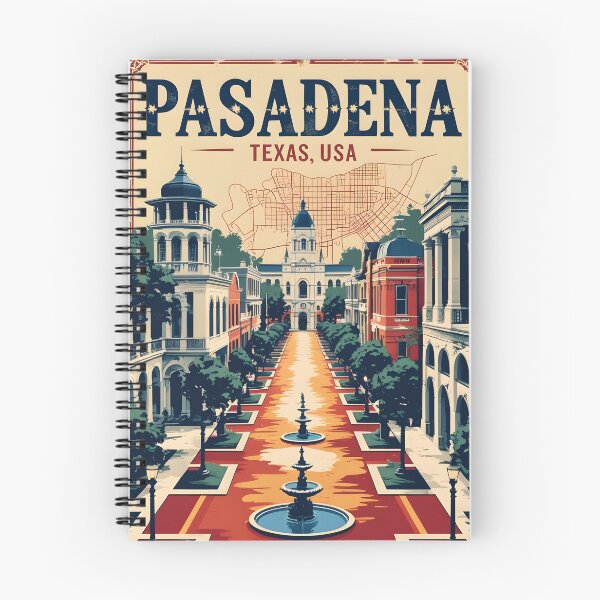 Item preview, Pasadena Texas USA Vintage Travel Tourism  designed and sold by TravelersGems.