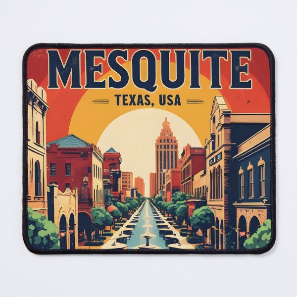 Item preview, Mesquite Texas USA Vintage Travel Tourism  designed and sold by TravelersGems.