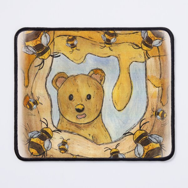 Item preview, Illustrated honey bear designed and sold by Mxsketch.