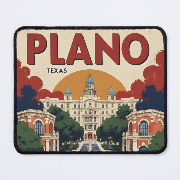 Item preview, Plano Texas USA Vintage Travel Tourism designed and sold by TravelersGems.