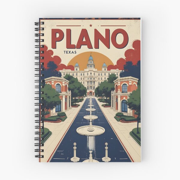 Item preview, Plano Texas USA Vintage Travel Tourism  designed and sold by TravelersGems.