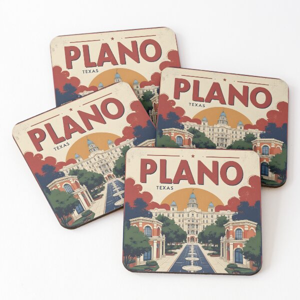 Item preview, Plano Texas USA Vintage Travel Tourism  designed and sold by TravelersGems.