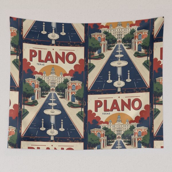 Item preview, Plano Texas USA Vintage Travel Tourism  designed and sold by TravelersGems.