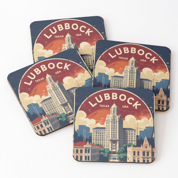 Item preview, Lubbock Texas USA Vintage Travel Tourism  designed and sold by TravelersGems.
