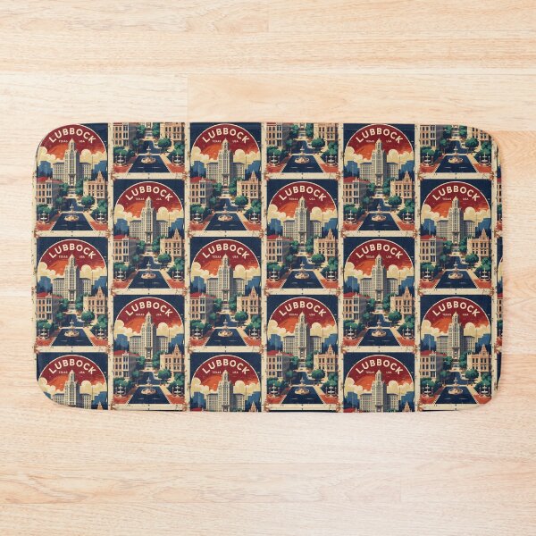 Item preview, Lubbock Texas USA Vintage Travel Tourism  designed and sold by TravelersGems.