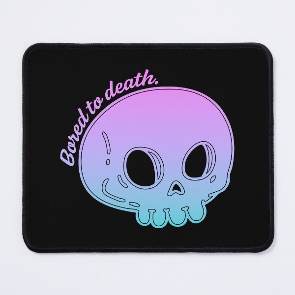 Item preview, Bored To Death - Bubblegum Lavender Turquoise designed and sold by sillyjess.
