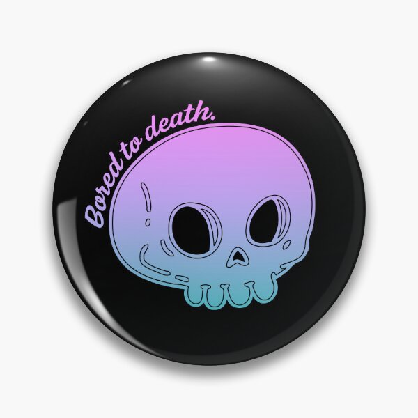 Item preview, Bored To Death - Bubblegum Lavender Turquoise designed and sold by sillyjess.