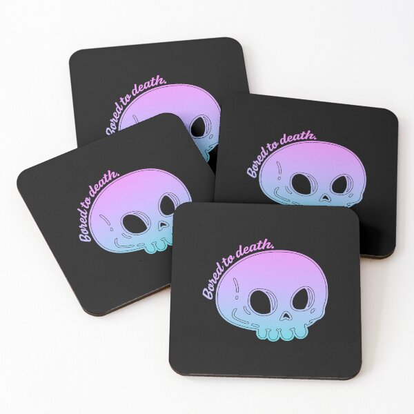 Item preview, Bored To Death - Bubblegum Lavender Turquoise designed and sold by sillyjess.