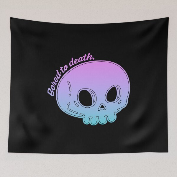 Item preview, Bored To Death - Bubblegum Lavender Turquoise designed and sold by sillyjess.