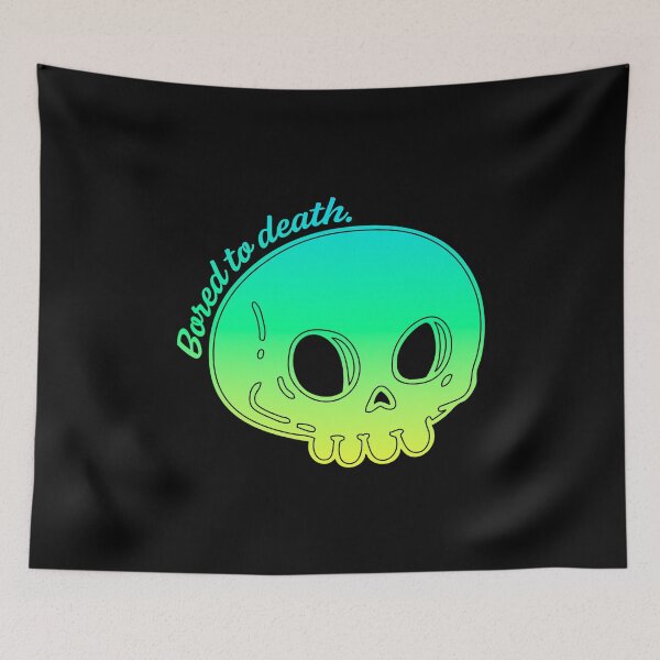 Item preview, Bored To Death - Sunshine Mint Sky Blue designed and sold by sillyjess.