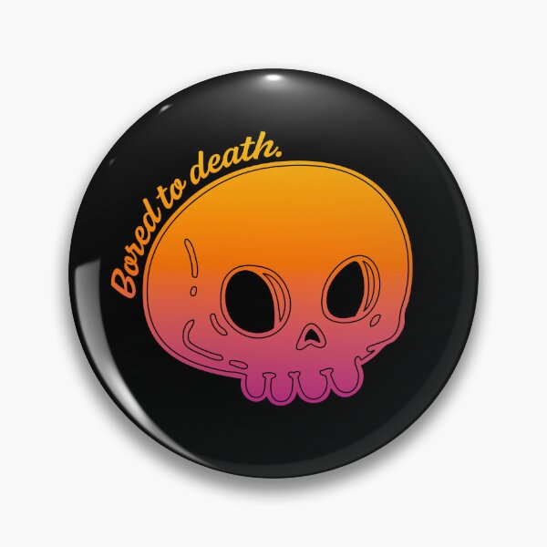Item preview, Bored To Death - Fuchsia Orange Ochre designed and sold by sillyjess.