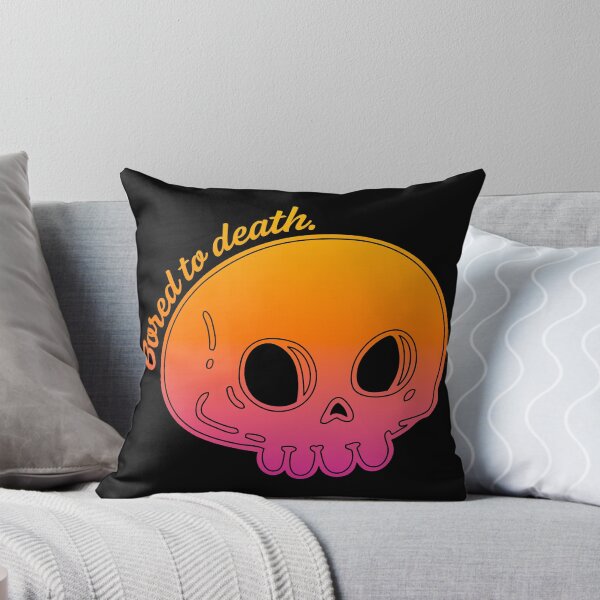 Item preview, Bored To Death - Fuchsia Orange Ochre designed and sold by sillyjess.