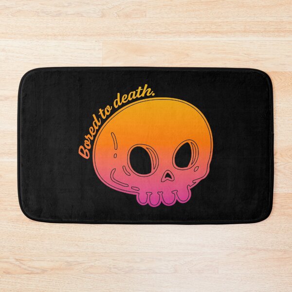 Item preview, Bored To Death - Fuchsia Orange Ochre designed and sold by sillyjess.