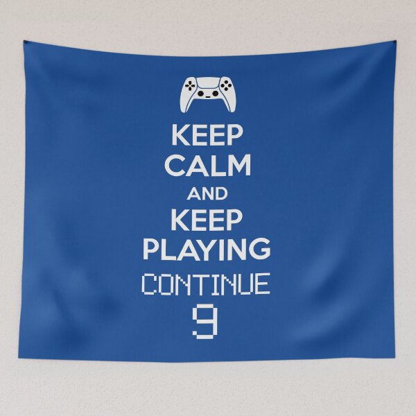 Item preview, keep calm and keep playing designed and sold by samuzai.