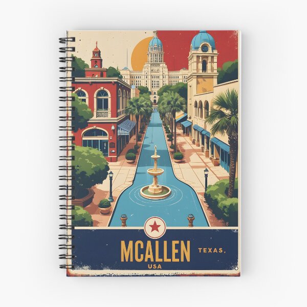 Item preview, McAllen Texas USA Vintage Travel Tourism  designed and sold by TravelersGems.