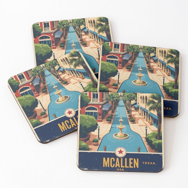 Item preview, McAllen Texas USA Vintage Travel Tourism  designed and sold by TravelersGems.