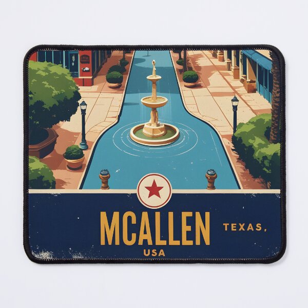 Item preview, McAllen Texas USA Vintage Travel Tourism designed and sold by TravelersGems.