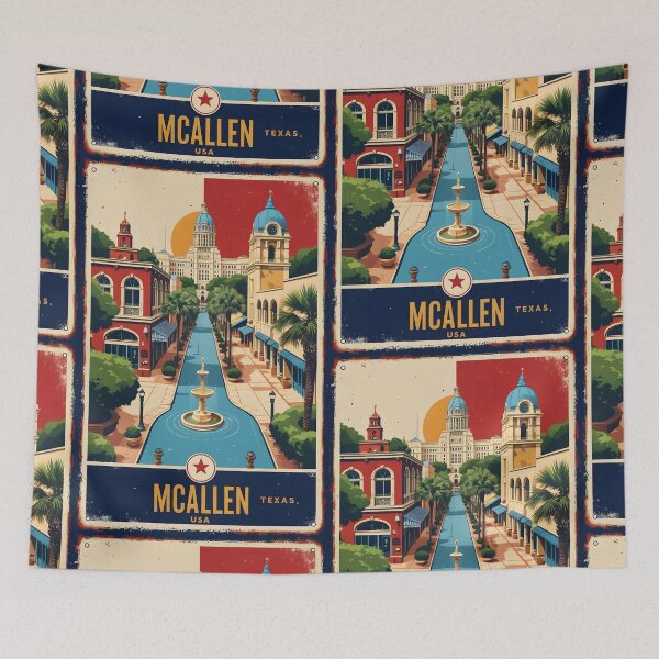 Item preview, McAllen Texas USA Vintage Travel Tourism  designed and sold by TravelersGems.